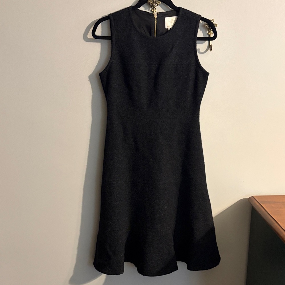 Kate Spade Classic Black Boucle Dress
